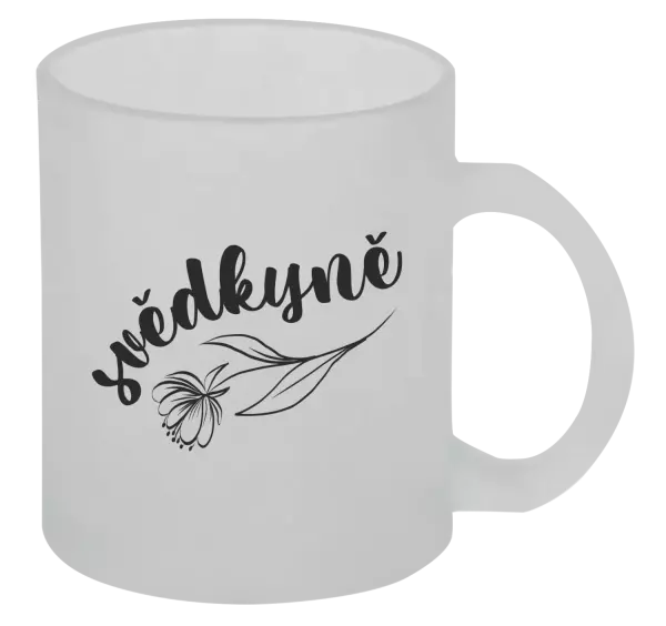 Hrnek Svědkyně - s květinou