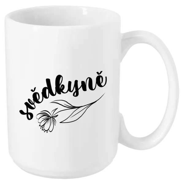 Hrnek Svědkyně - s květinou