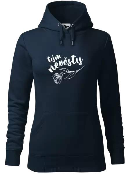 Dámská mikina Tým nevěsty - s květinou