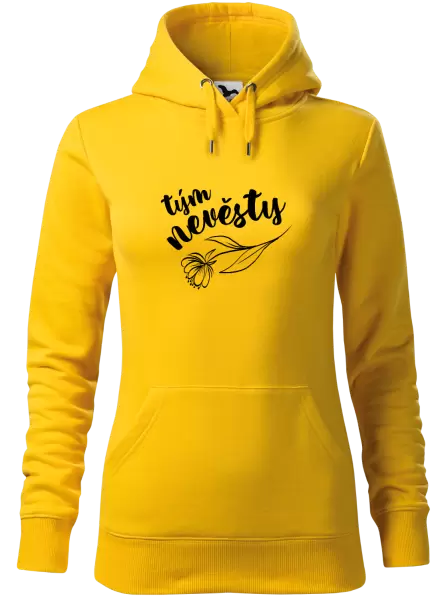 Dámská mikina Tým nevěsty - s květinou