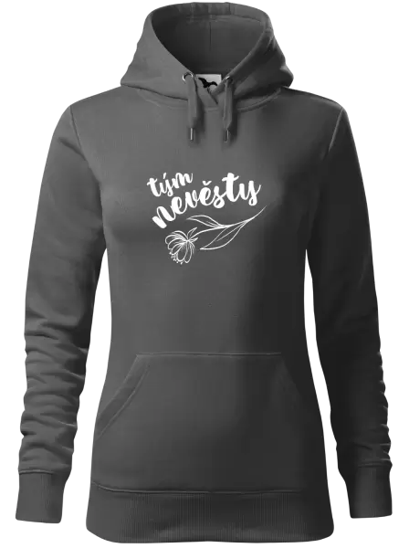 Dámská mikina Tým nevěsty - s květinou