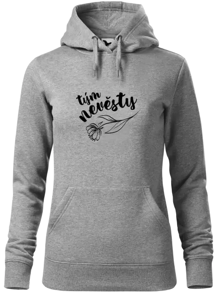 Dámská mikina Tým nevěsty - s květinou