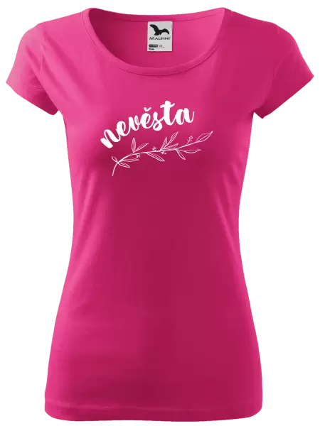 Dámské tričko Nevěsta - s větvičkou