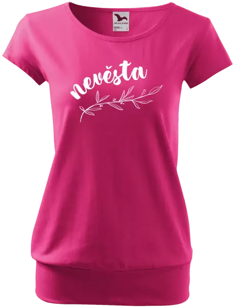 Dámské tričko Nevěsta - s větvičkou