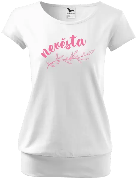 Dámské tričko Nevěsta - s větvičkou