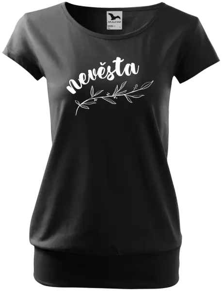Dámské tričko Nevěsta - s větvičkou