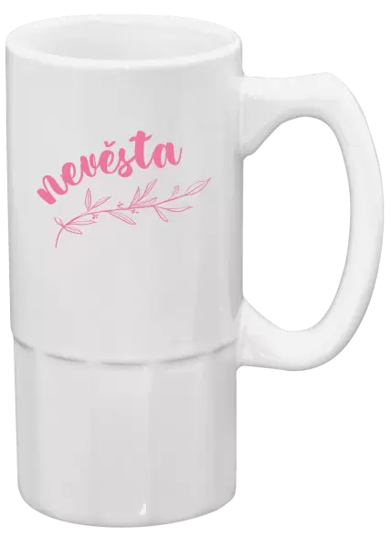 Půllitr Nevěsta - s větvičkou