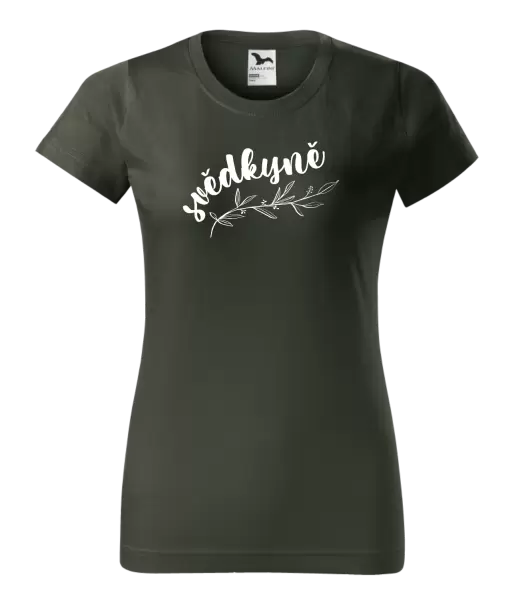 Dámské tričko Svědkyně - s větvičkou