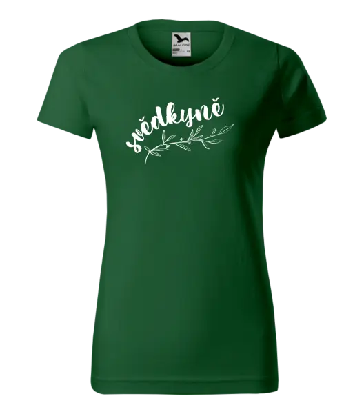 Dámské tričko Svědkyně - s větvičkou