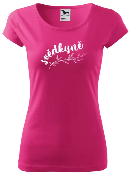 Dámské tričko Svědkyně - s větvičkou