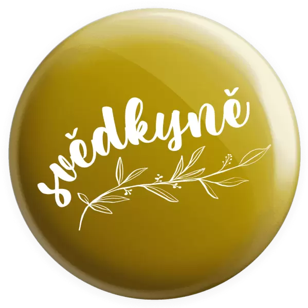 Placka Svědkyně - s větvičkou