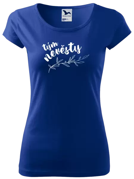 Dámské tričko Tým nevěsty - s větvičkou