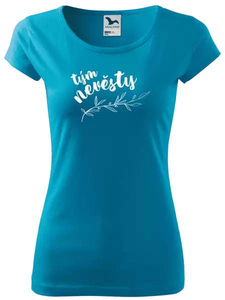 Dámské tričko Tým nevěsty - s větvičkou