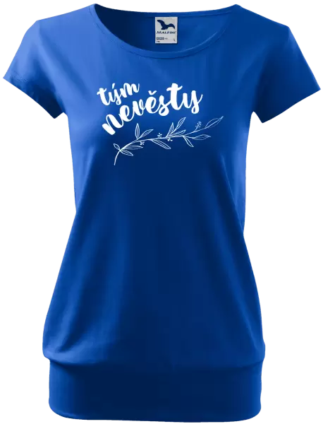 Dámské tričko Tým nevěsty - s větvičkou