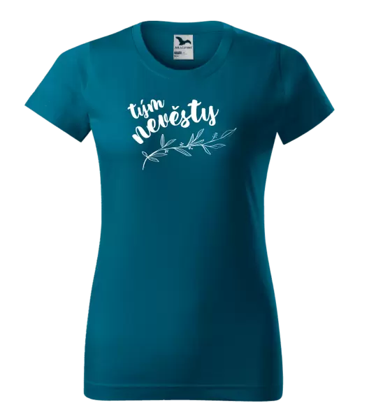 Dámské tričko Tým nevěsty - s větvičkou