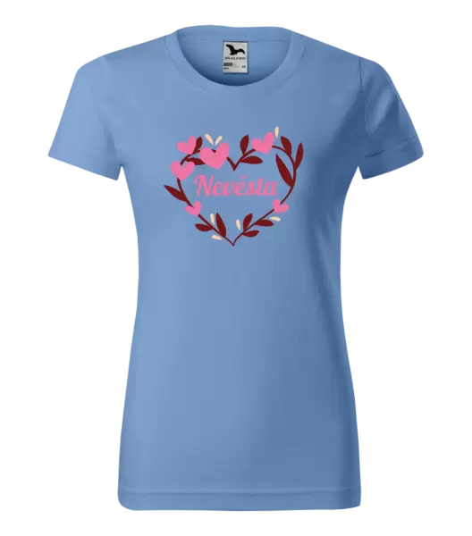 Dámské tričko Nevěsta - se srdíčky