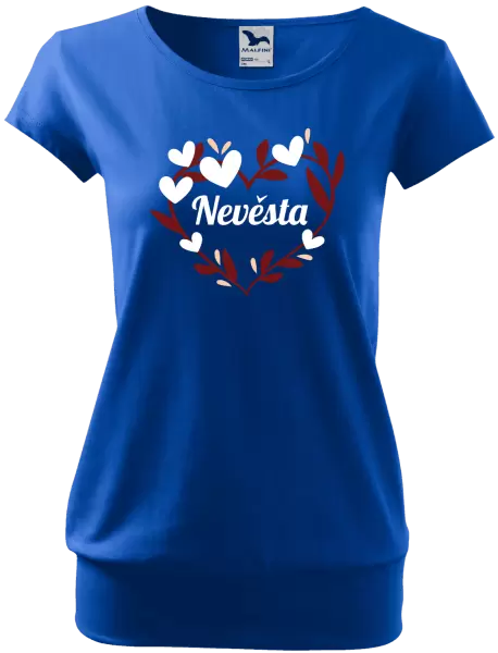 Dámské tričko Nevěsta - se srdíčky