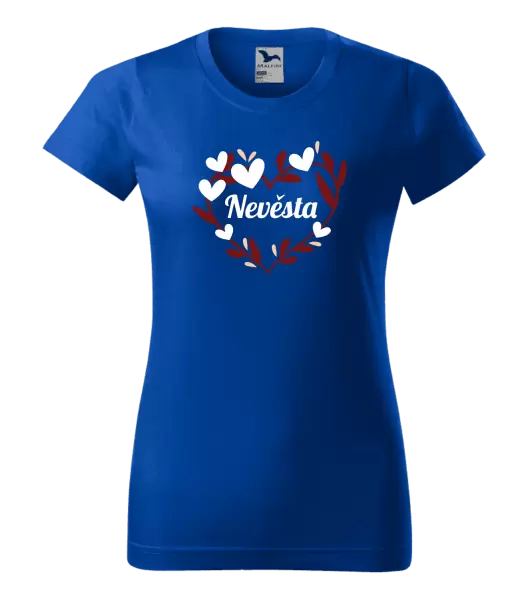 Dámské tričko Nevěsta - se srdíčky