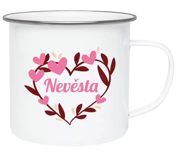 Plecháček Nevěsta - se srdíčky