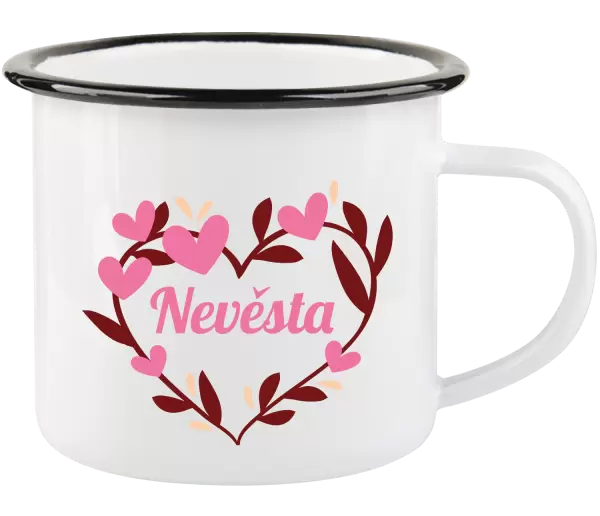 Plecháček Nevěsta - se srdíčky