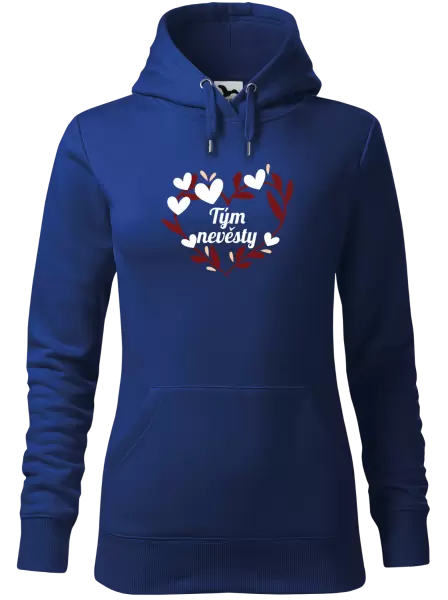 Dámská mikina Tým nevěsty - se srdíčky