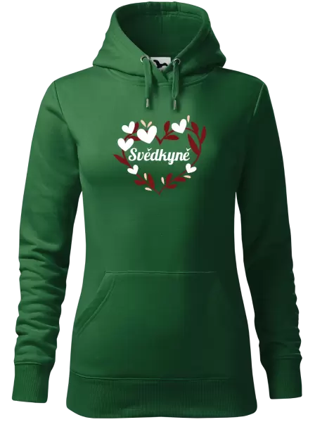 Dámská mikina Svědkyně - se srdíčky