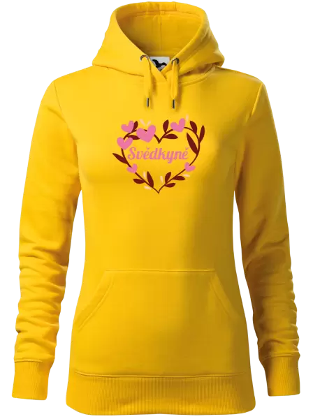 Dámská mikina Svědkyně - se srdíčky