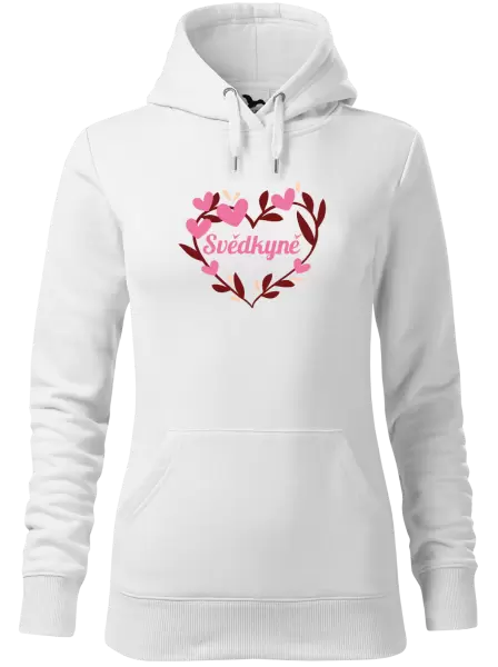 Dámská mikina Svědkyně - se srdíčky