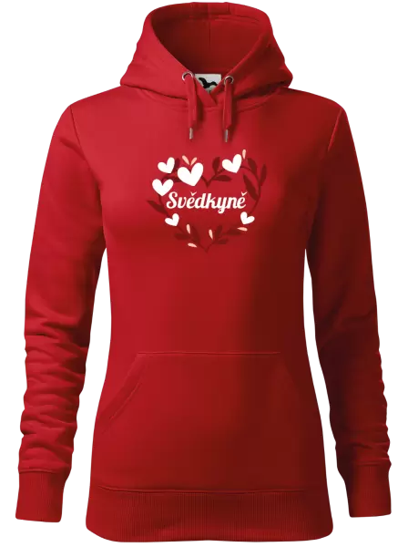 Dámská mikina Svědkyně - se srdíčky