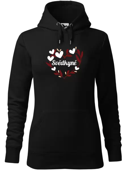 Dámská mikina Svědkyně - se srdíčky