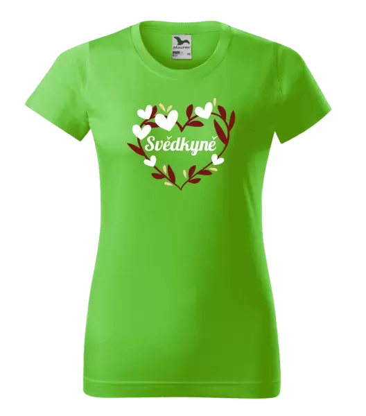 Dámské tričko Svědkyně - se srdíčky