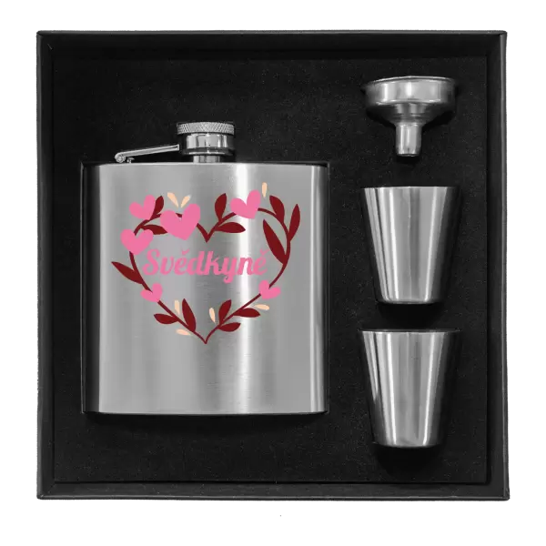 Placatka v krabičce Svědkyně - se srdíčky