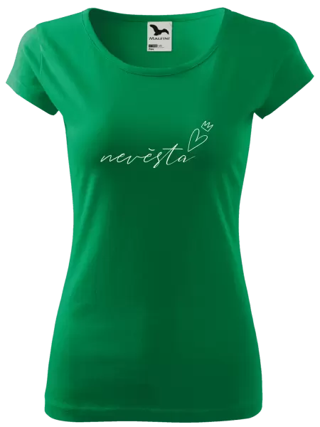Dámské tričko Nevěsta - tenký nápis