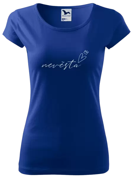 Dámské tričko Nevěsta - tenký nápis