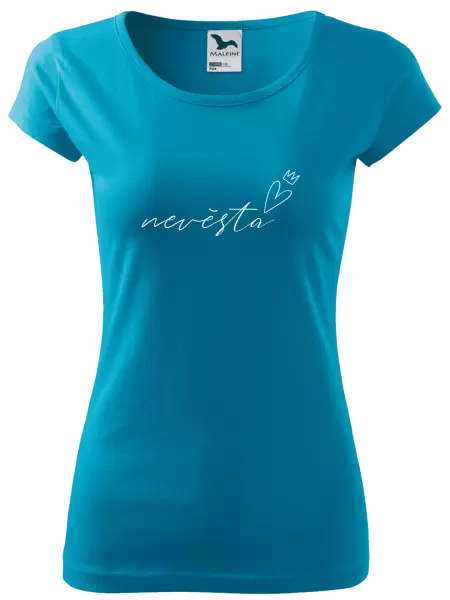 Dámské tričko Nevěsta - tenký nápis