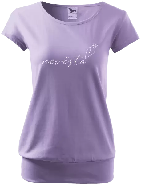 Dámské tričko Nevěsta - tenký nápis