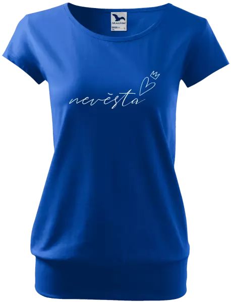 Dámské tričko Nevěsta - tenký nápis