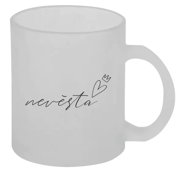 Hrnek Nevěsta - tenký nápis