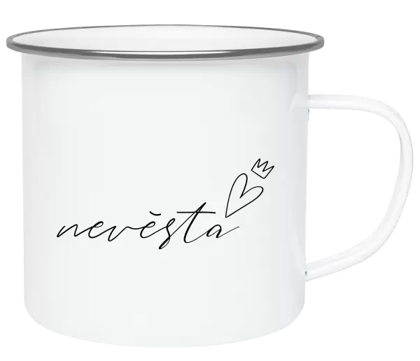 Plecháček Nevěsta - tenký nápis