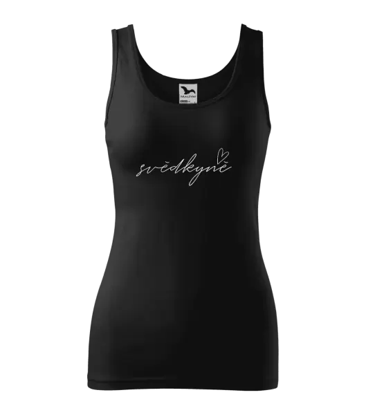 Dámské tílko Svědkyně - tenký nápis