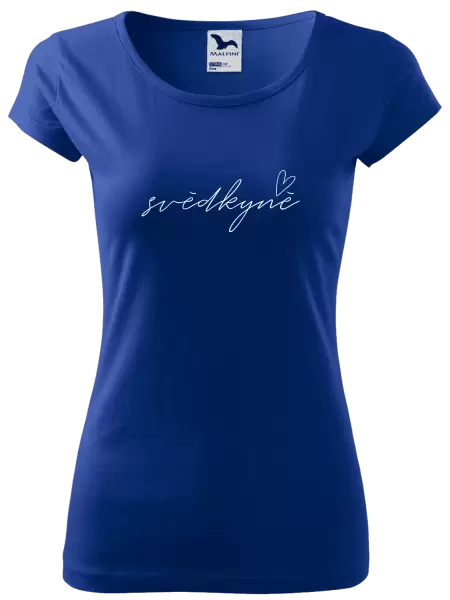 Dámské tričko Svědkyně - tenký nápis