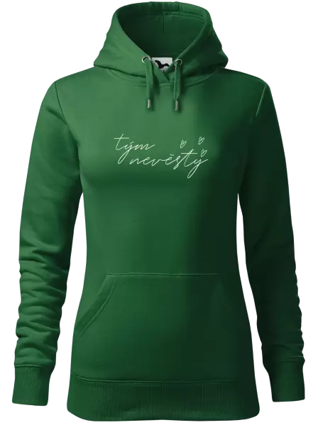 Dámská mikina Tým nevěsty - tenký nápis