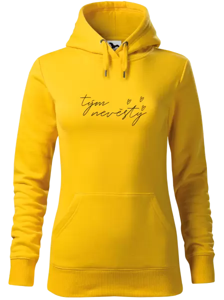 Dámská mikina Tým nevěsty - tenký nápis