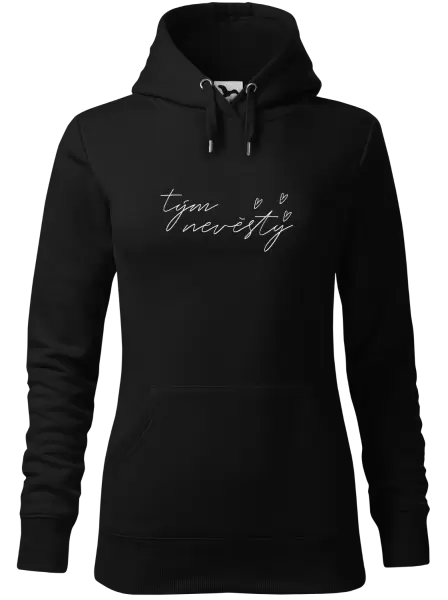 Dámská mikina Tým nevěsty - tenký nápis