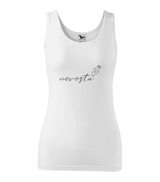 Dámske tielko Nevesta - tenký nápis