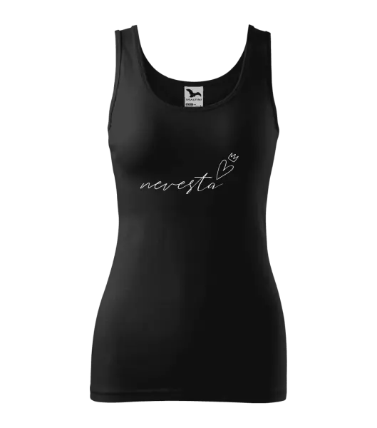 Dámske tielko Nevesta - tenký nápis
