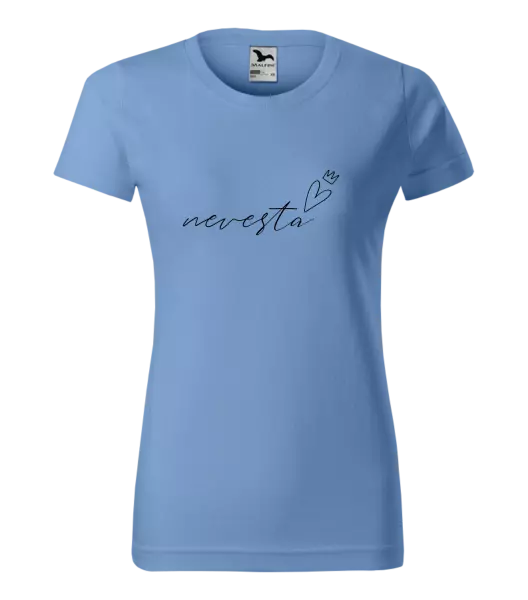 Dámske tričko Nevesta - tenký nápis