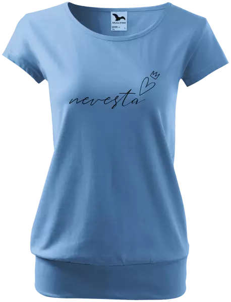 Dámske tričko Nevesta - tenký nápis