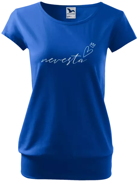 Dámske tričko Nevesta - tenký nápis