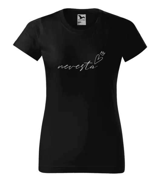 Dámske tričko Nevesta - tenký nápis